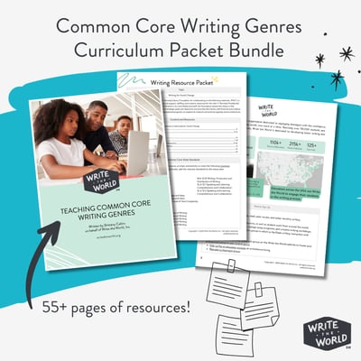 Common Core Writing Genres Curriculum Bundle Square (1)